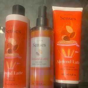New Avon Senses Almond Latte Set!